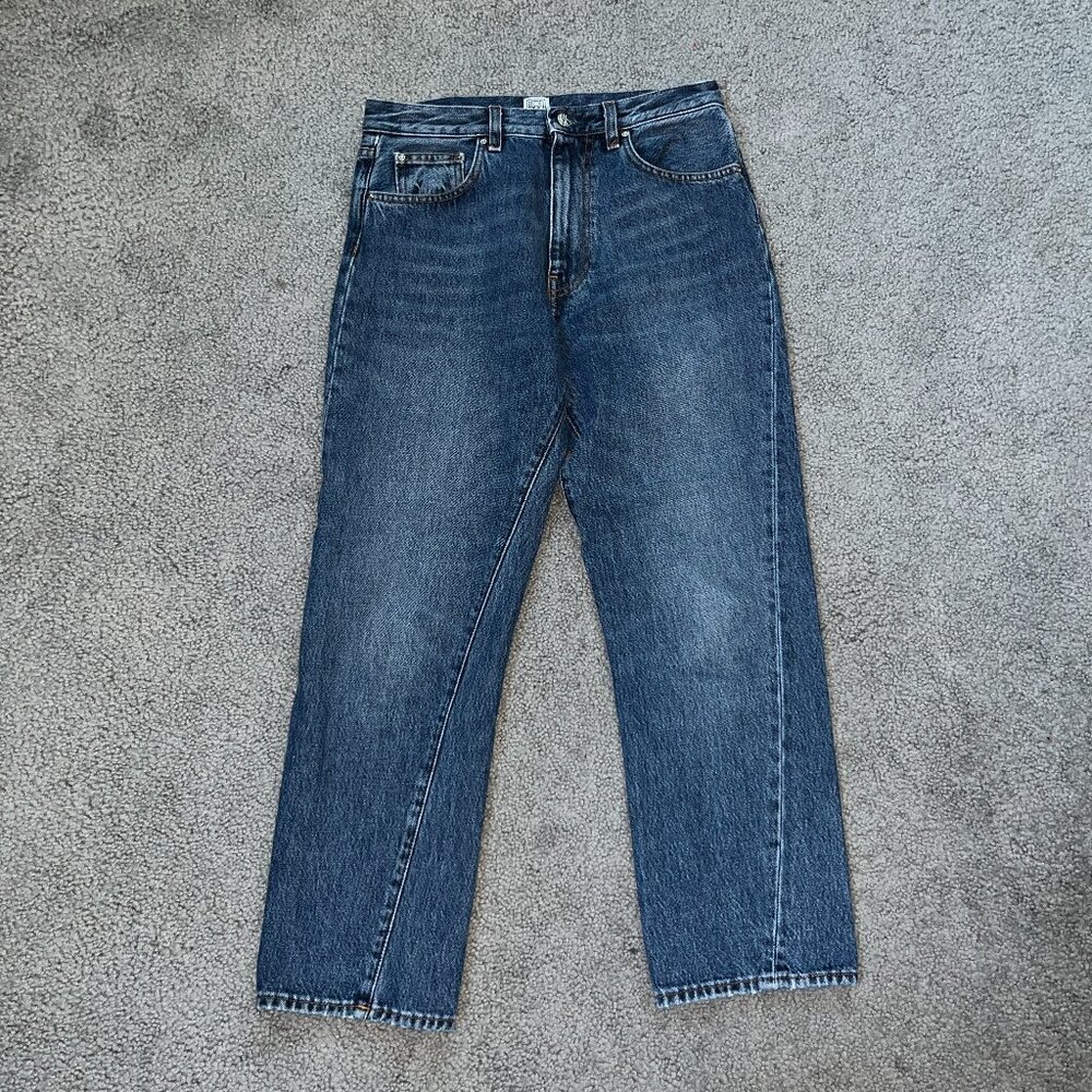 Toteme Blue Straight Leg Jeans
